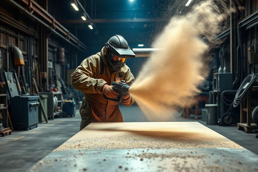 Что такое пескоструйная обработка?