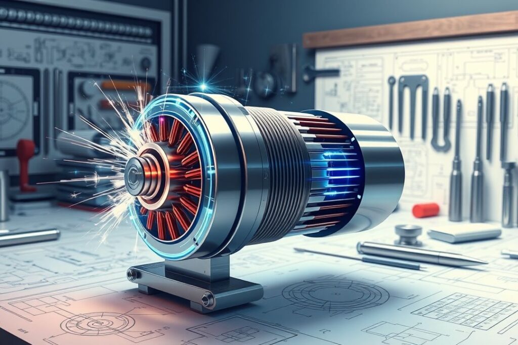 Что такое электромагнитный двигатель?