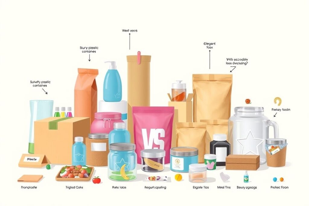 Каковы различные типы упаковочных материалов для продуктов?